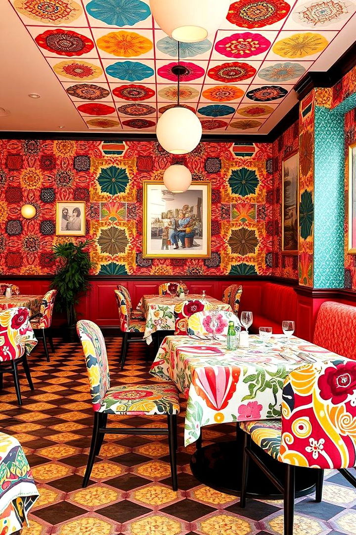 Celebrating Bold Patterns - 22 70s Dining Room Design Ideas