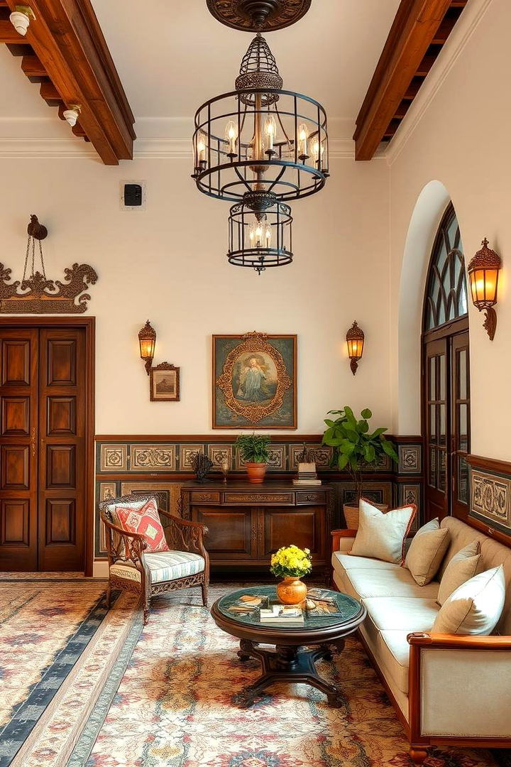 Celebrating Heritage with Traditional Accents - 22 Log Cabin Interior Design Ideas