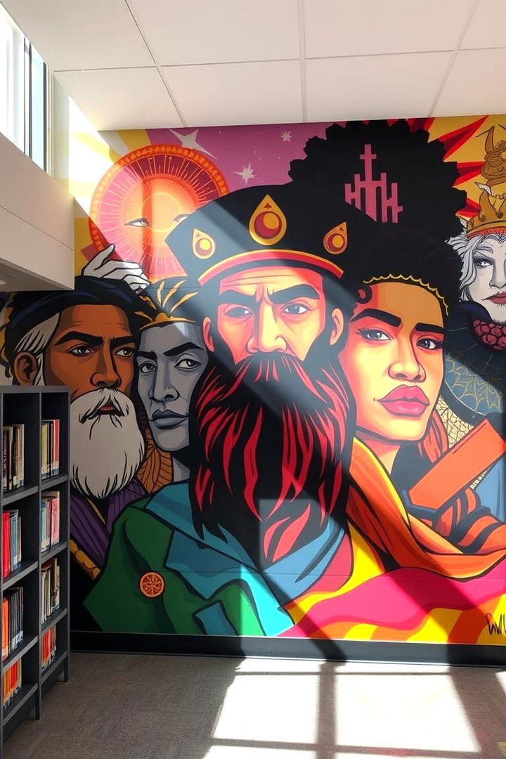 Celebrating Local Legends - 22 Library Murals