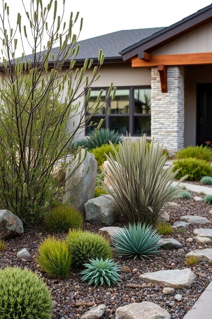 Celebrating Natural Surroundings - 22 Curb Appeal Inspiration for Ranch Homes