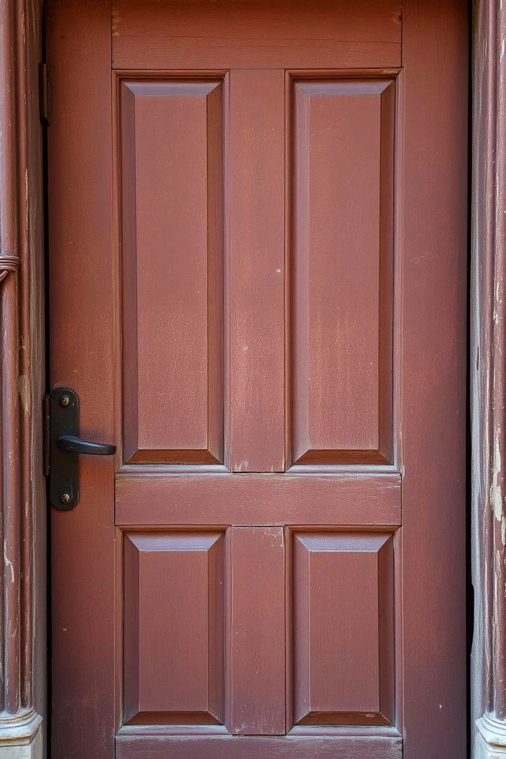 Celebrating Weathered Beauty - 22 Brown House Front Door Colors