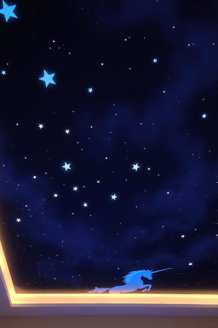 Celestial Ceiling Designs - 22 Unicorn Bedroom Ideas