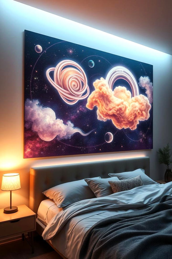 Celestial Cloud Inspired Artwork - 22 Cloud-Themed Bedroom Ideas