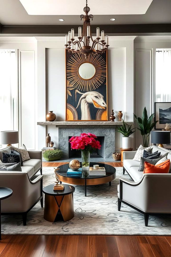 Centerpiece Focused Concept - 22 Living Room Layout Ideas