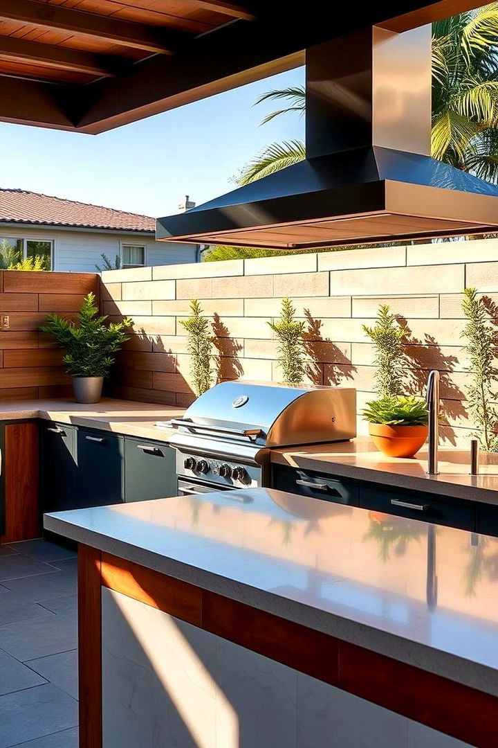 Ceramic Countertops - 22 Types of Outdoor Kitchen Countertops