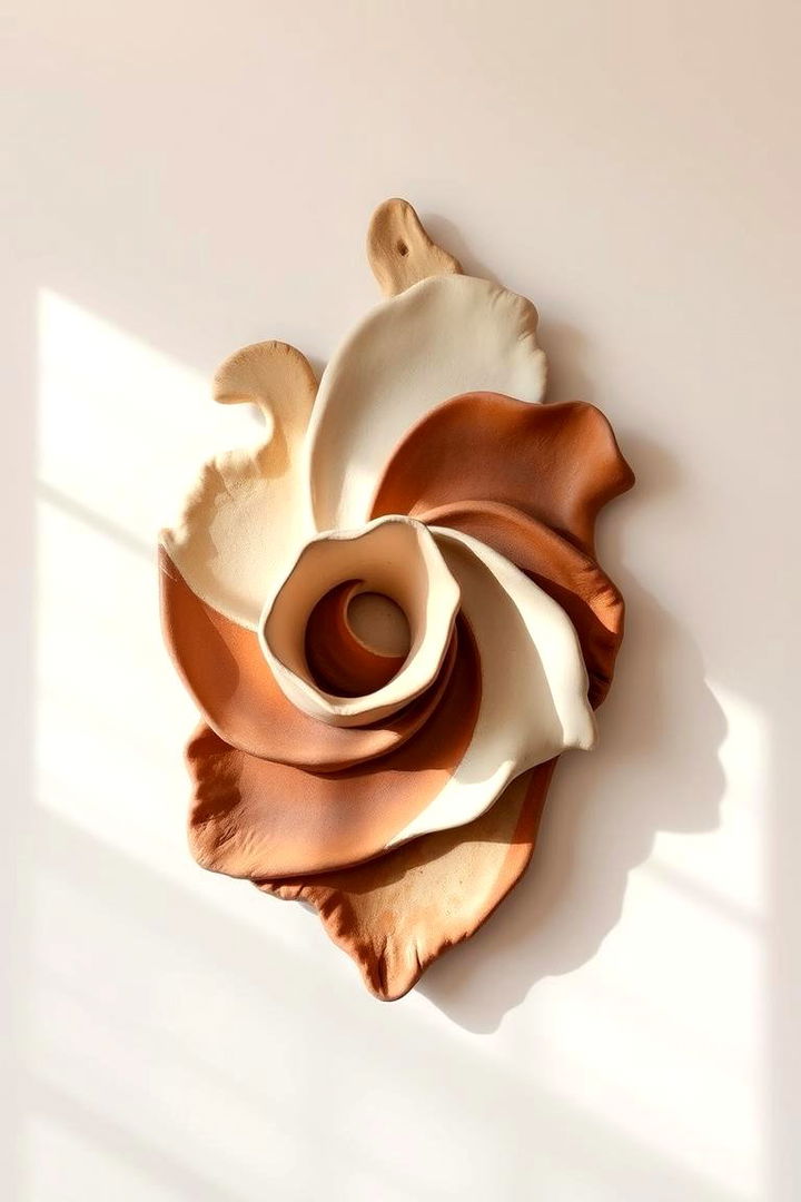 Ceramic Wall Sculptures - 22 Boho Wall Decor Ideas