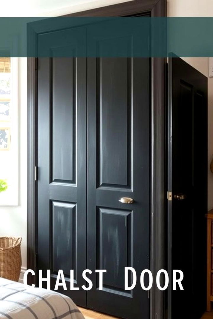 Chalkboard Style Doors - 22 closet door ideas