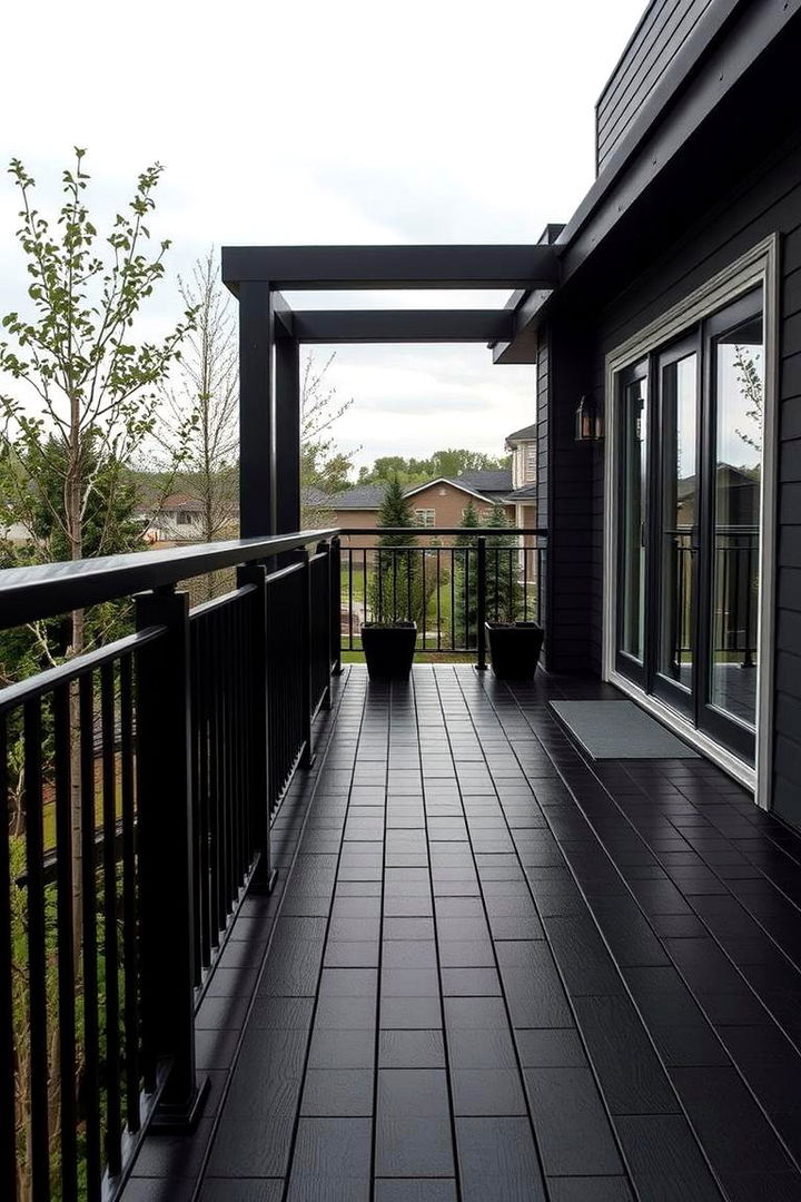 Charcoal Black Sophistication - 22 Deck Color Ideas