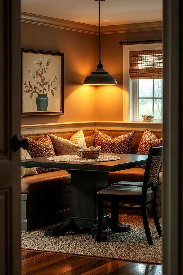Charming Banquette Seating - 22 Eclectic Dining Room Ideas