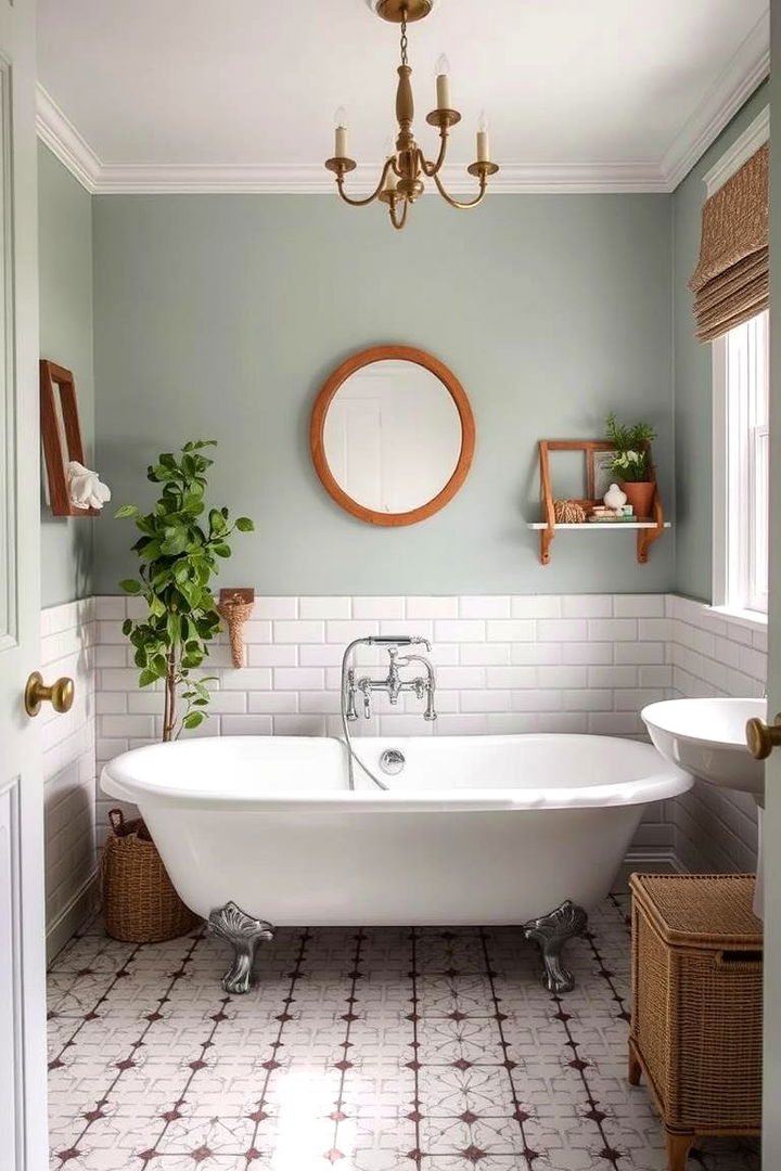 Charming Bathtub Views for Relaxation - 22 Country Bathroom Ideas