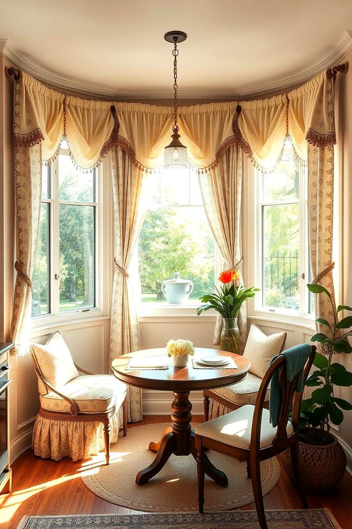 Charming Breakfast Nook - 22 French Country Kitchen Ideas
