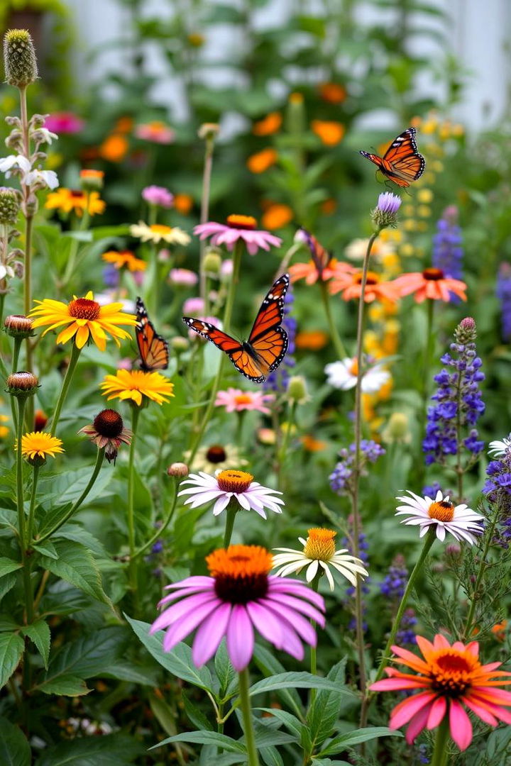 Charming Butterfly Garden - 22 Garden Centerpiece Ideas