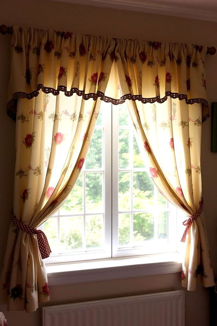 Charming Floral Curtains and Draperies - 22 Floral Nursery Ideas