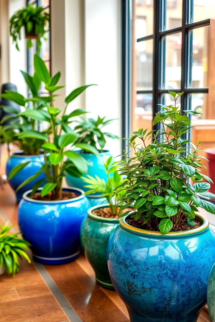 Charming Indoor Planters - 22 Ways to Decorate With Jewel Tones