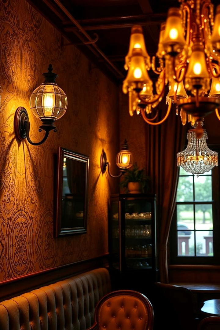 Charming Lighting Options with Warm Glow - 22 Cottage Bathroom Ideas