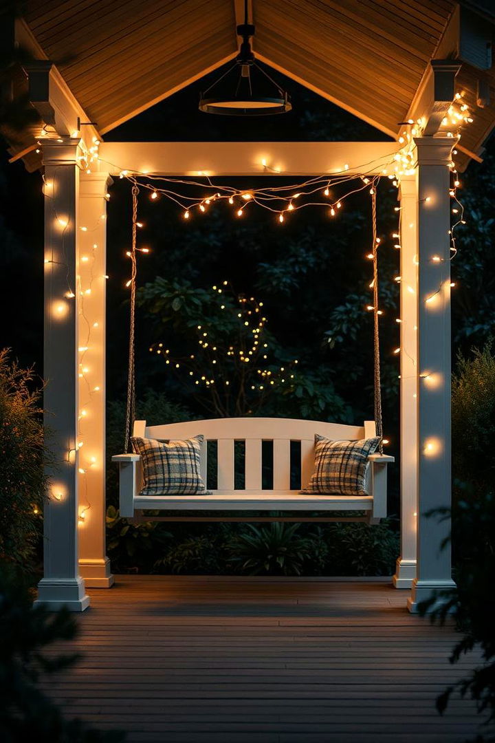 Charming Porch Swing Lights - 22 Front Porch Lighting Ideas