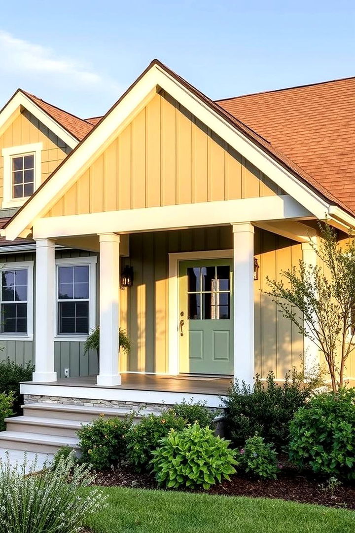Charming Sage Green - 22 Board and Batten Siding Colors