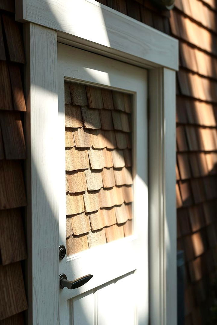 Charming Shingle Borders - 22 Exterior Door Trim Ideas