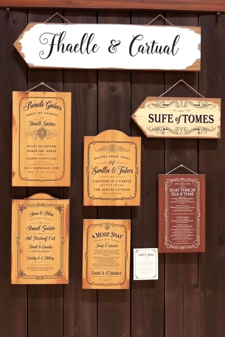 Charming Signage and Invitations - 22 Barn Wedding Ideas