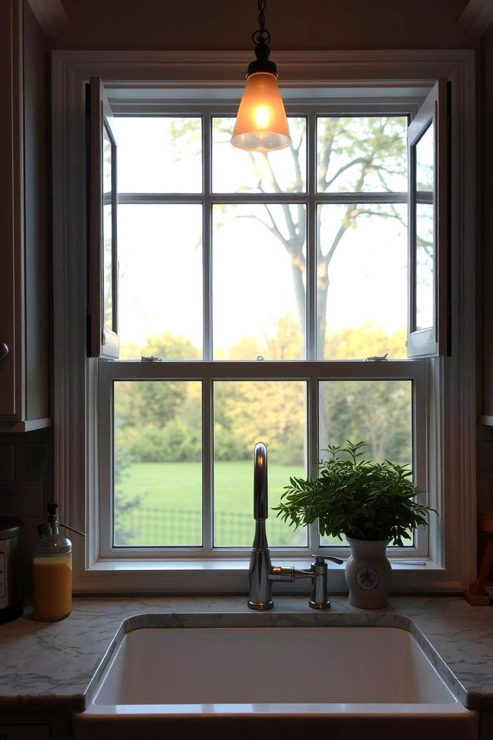 Charming Views Enhancing Functionality - 22 Kitchen Window Ideas Over Sink