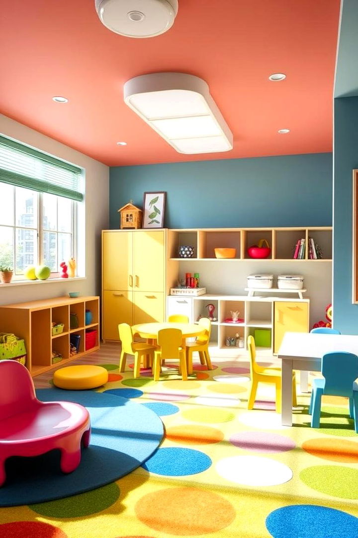 Cheerful Playroom - 22 home addition ideas