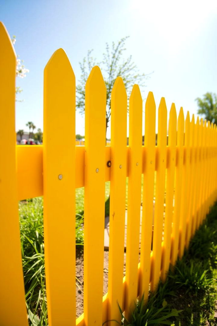 Cheerful Yellow for Sunny Vibes - 22 Fence Paint Colours