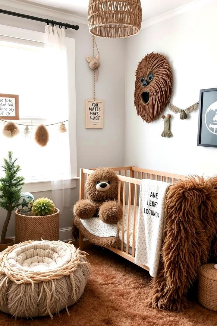 Chewbacca Cozy Corner - 22 Star Wars Nursery Ideas