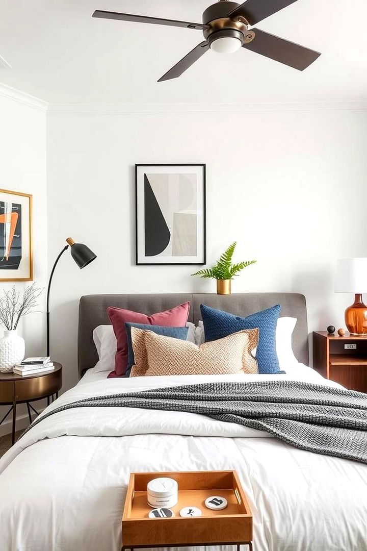 Chic Accent Pieces - 22 luxury modern bedroom ideas