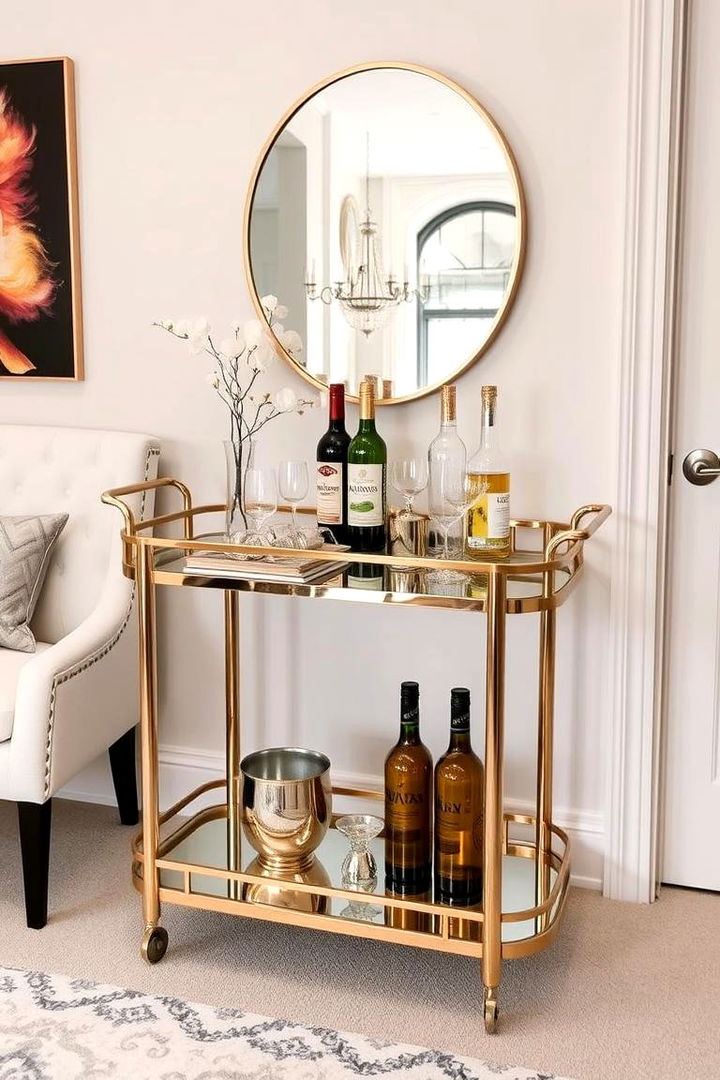 Chic Bar Carts - 22 Glam Interior Design Ideas