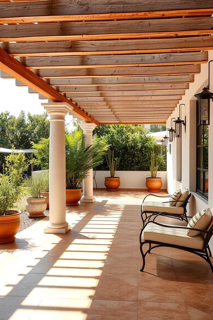 Chic Ceramic Options - 22 Pergola Flooring Ideas