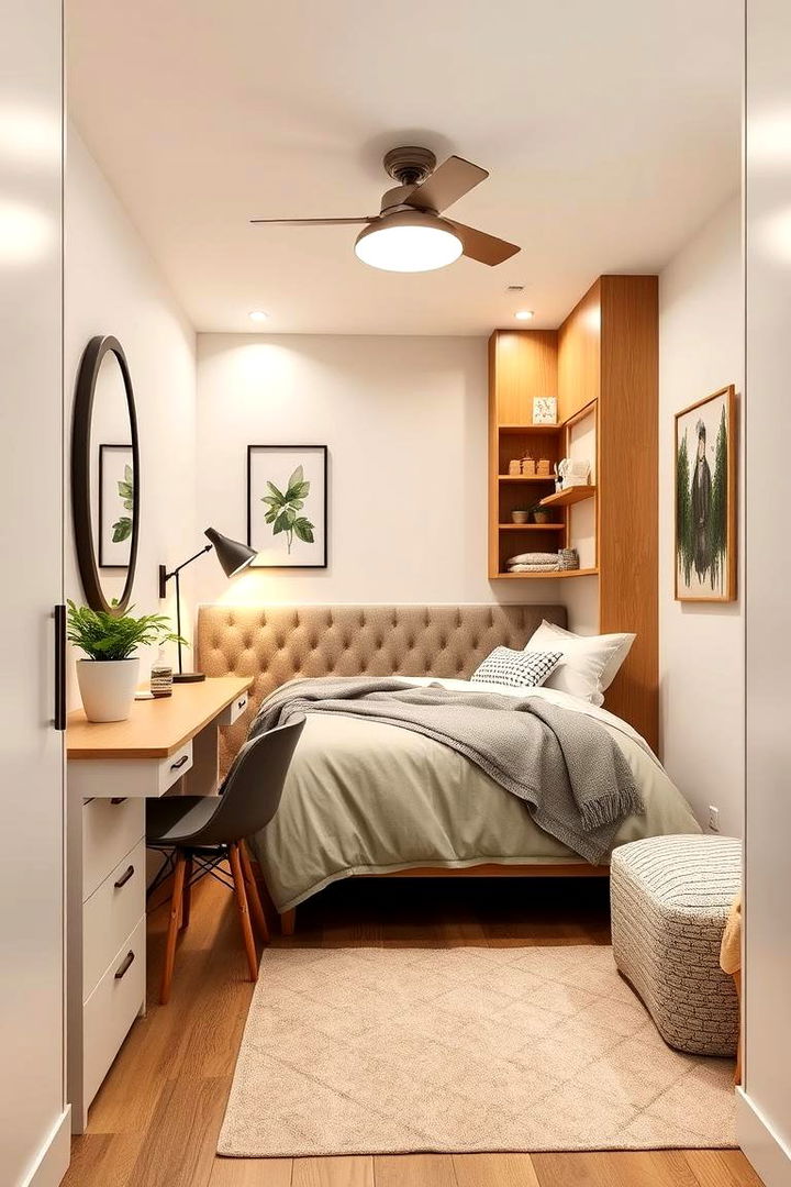 Chic Compact Solution - 22 Bedroom Layout Ideas