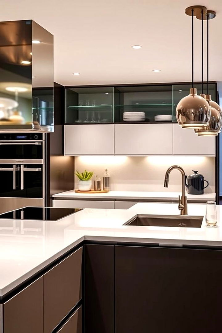 Chic Contemporary Finishes - 22 Townhouse Kitchen Ideas