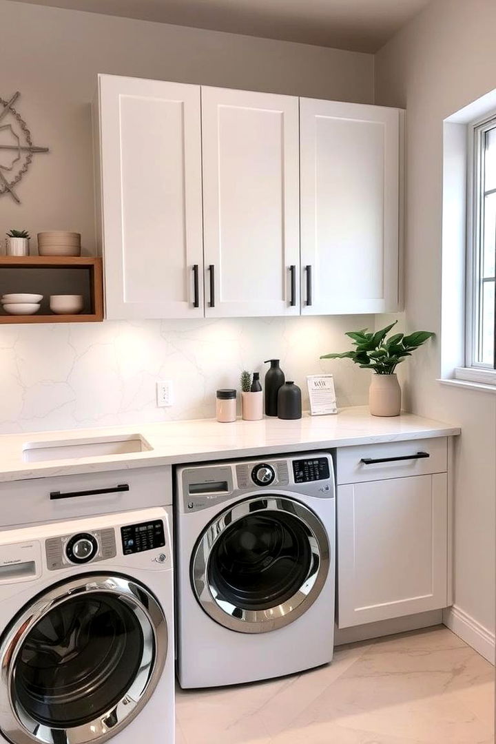 Chic Countertop Ideas - 22 Modern Laundry Room Ideas