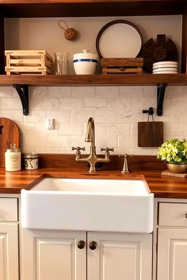 Chic Farmhouse Sink - 22 Cottage Kitchen Ideas