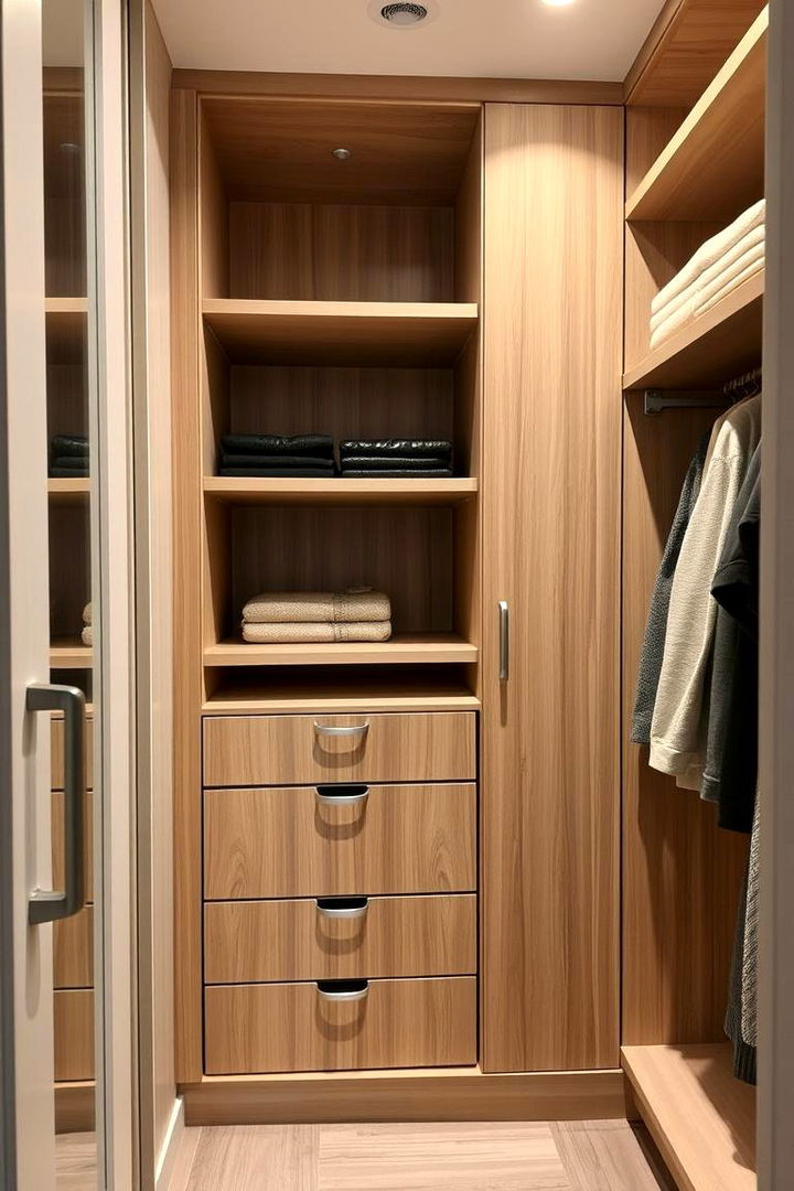 Chic Fold Down Shelves for Space Saving Solutions - 22 Closet Shelving Ideas