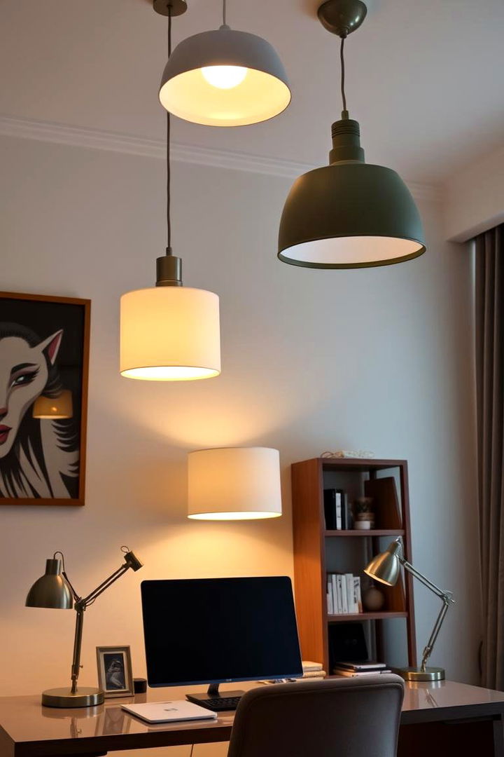 Chic Lighting Solutions - 22 Home Office Ideas for Her