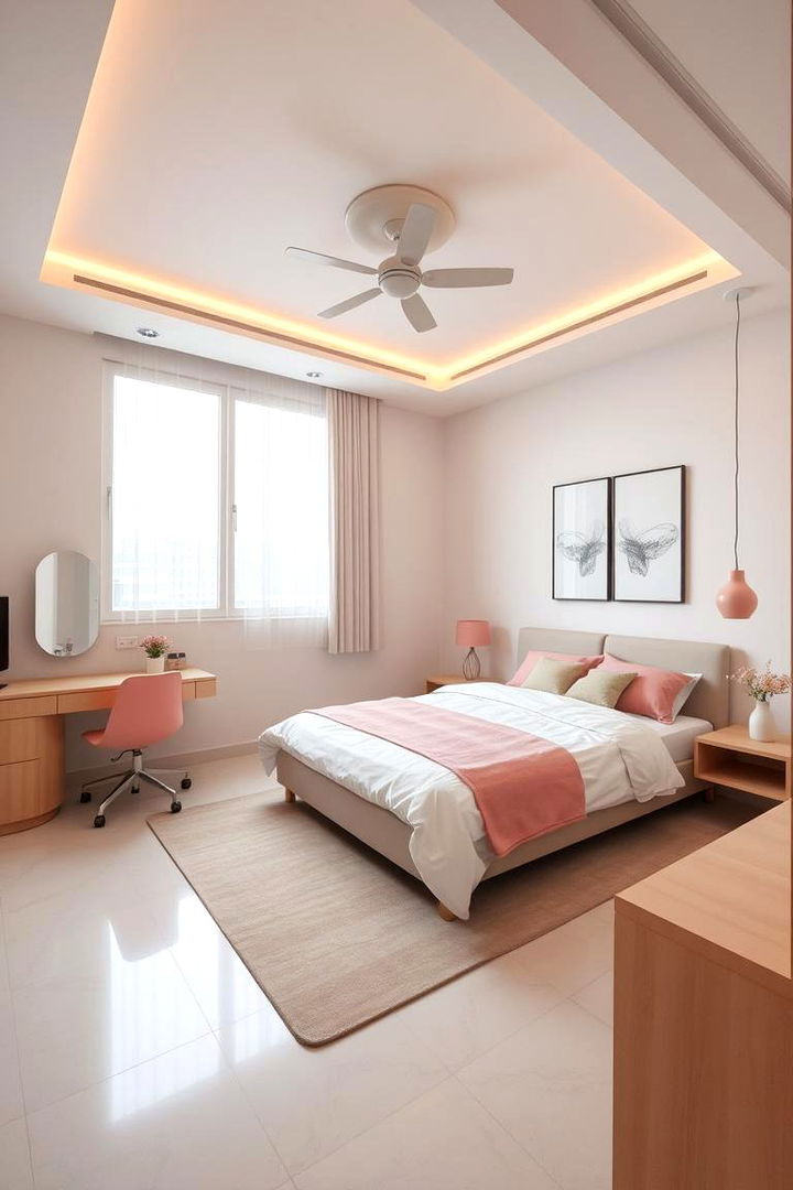 Chic Minimalist Style - 22 Pink and White Bedroom Ideas