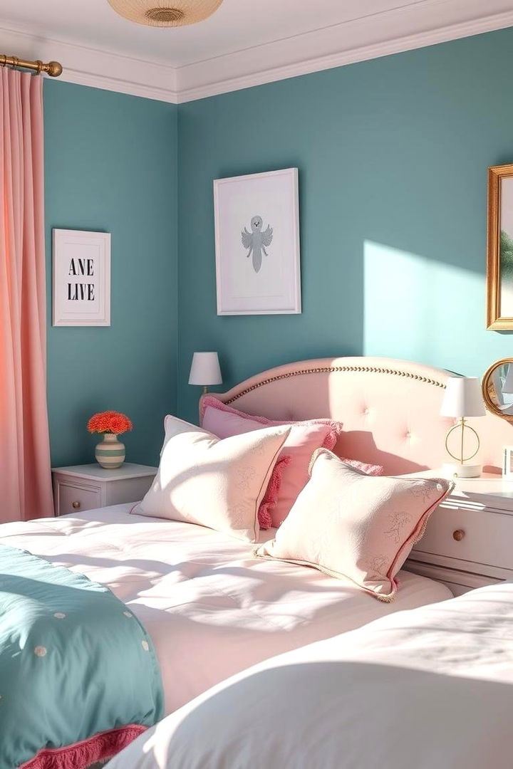 Chic Pastel Mix - 22 Girls Blue Bedroom Ideas