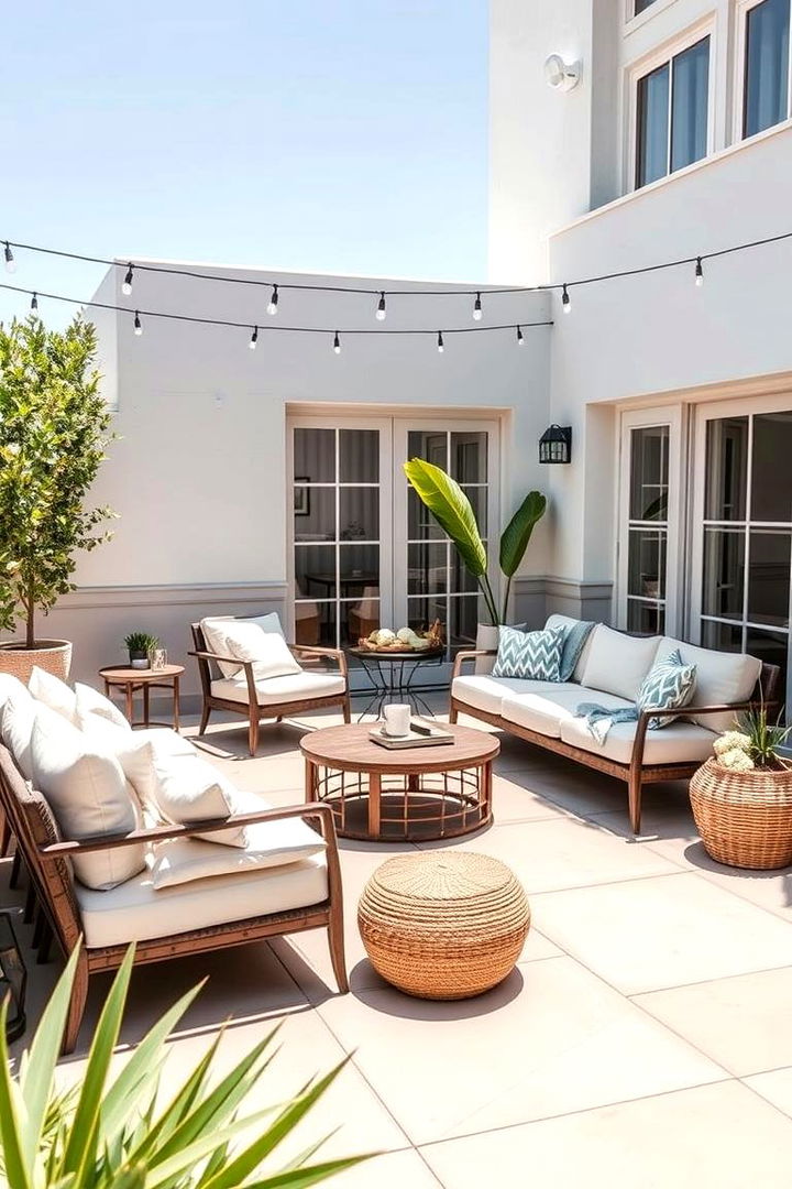 Chic Patio Furniture Setup - 22 Modern Backyard Ideas