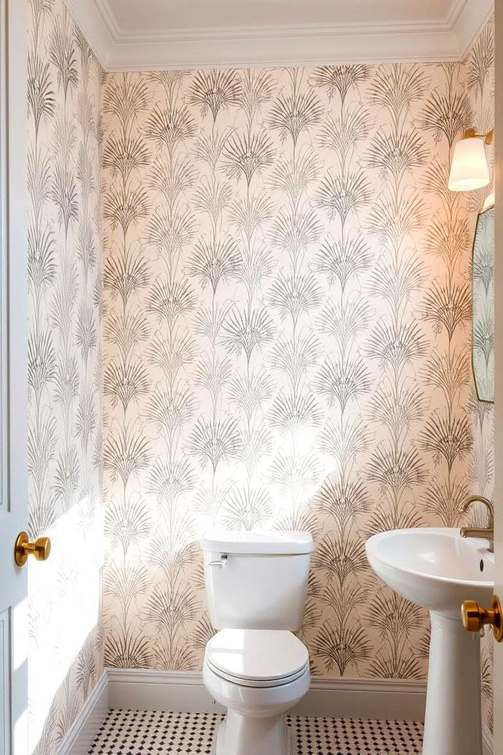 Chic Peel and Stick Wallpaper Designs - 22 Bathroom Wall Ideas
