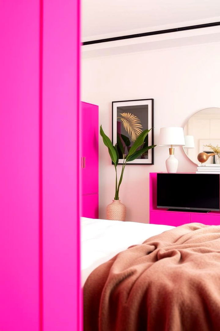 Chic Pink Statement Furniture - 22 Hot Pink Bedroom Ideas