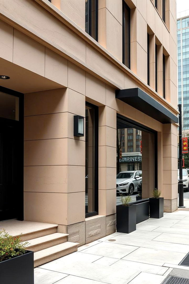 Chic Urban Aesthetic - 22 beige and black house exterior ideas