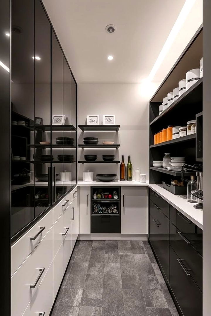 Chic Urban Contemporary - 22 Open Pantry Ideas