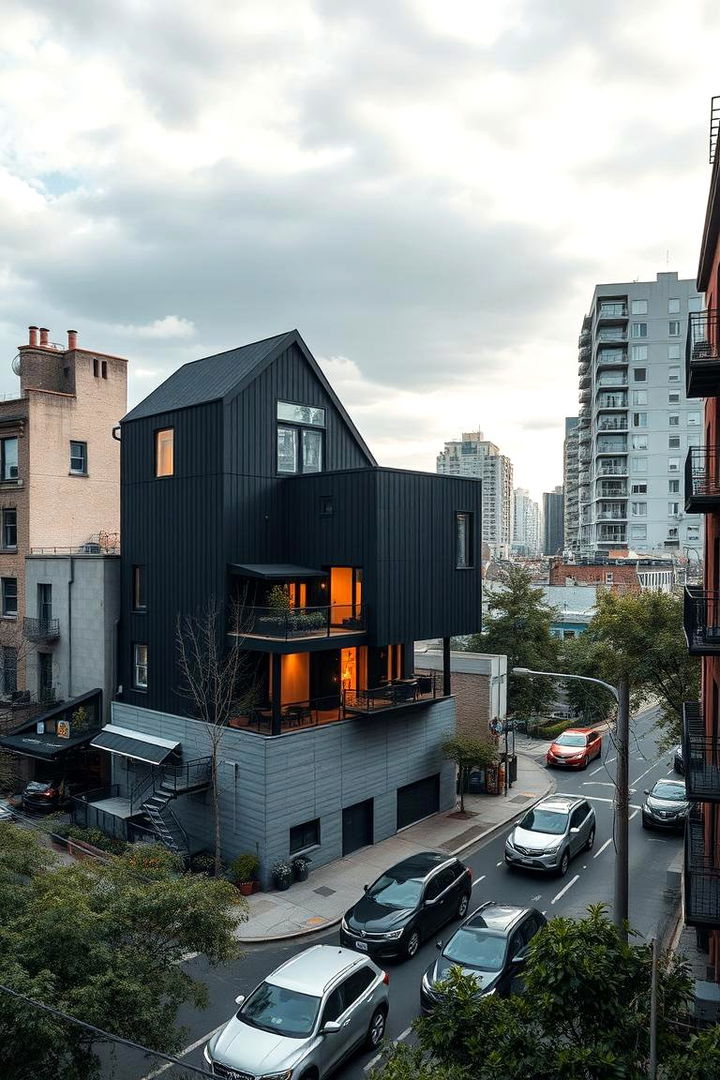 Chic Urban Living - 22 Modern Black Houses