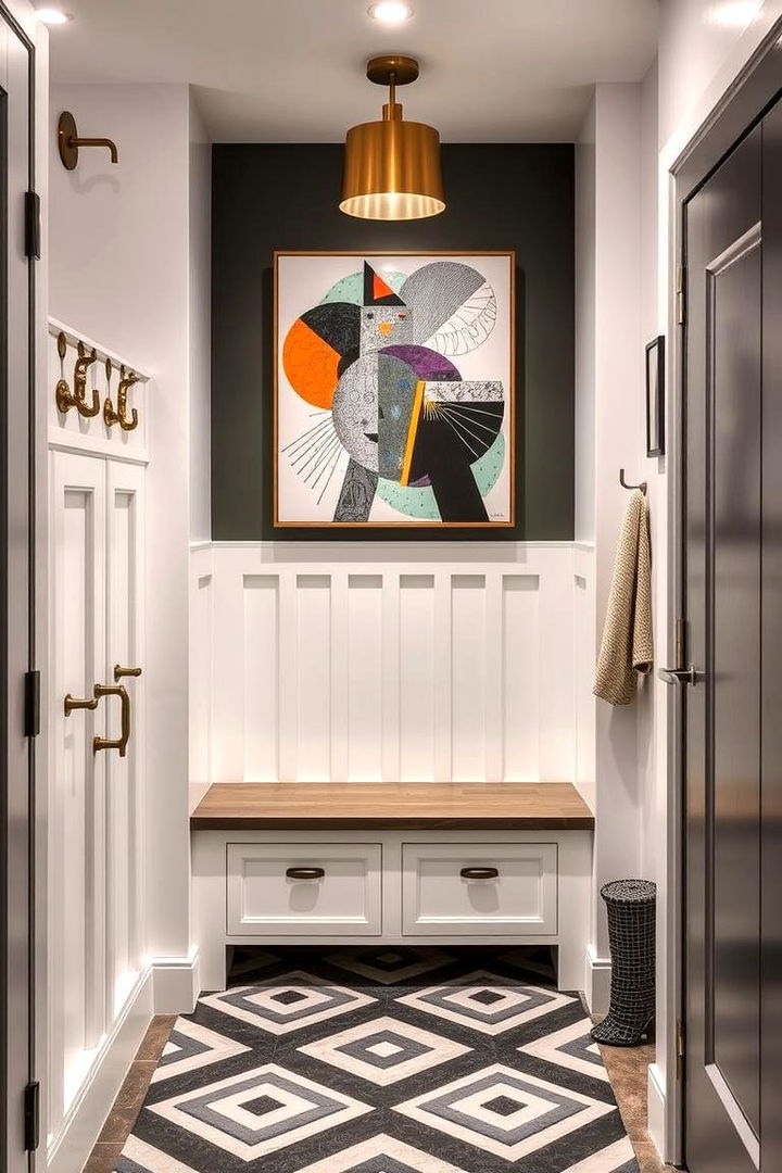 Chic Urban Mudroom Concept - 22 Small Mudroom Ideas