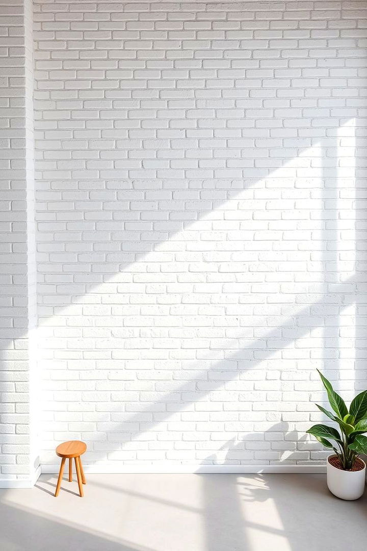 Chic Whitewashed Brick - 22 Brick Accent Wall Ideas