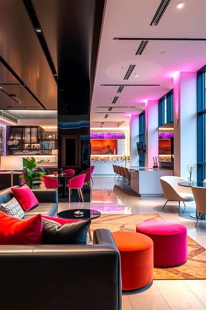 Chic and Colorful Contemporary Spaces - 22 Colorful Living Room Ideas