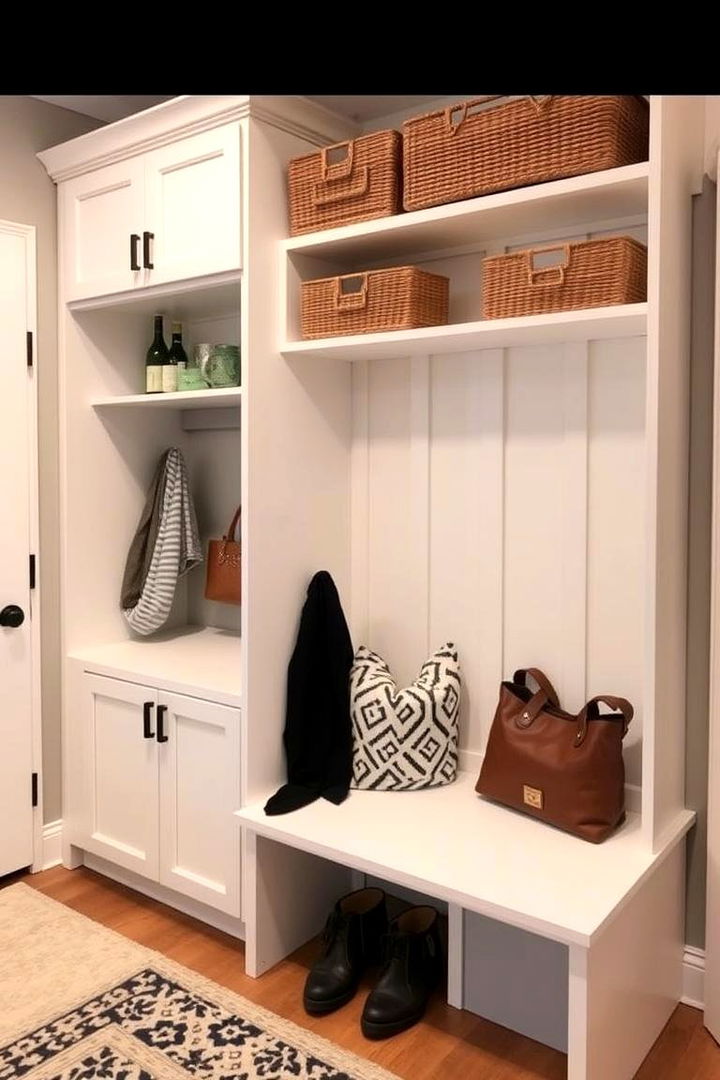 Chic and Functional Cabinetry - 22 Mudroom Laundry Room Ideas