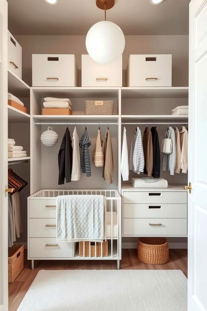 Chic and Minimalist Designs - 22 Nursery Closet Ideas