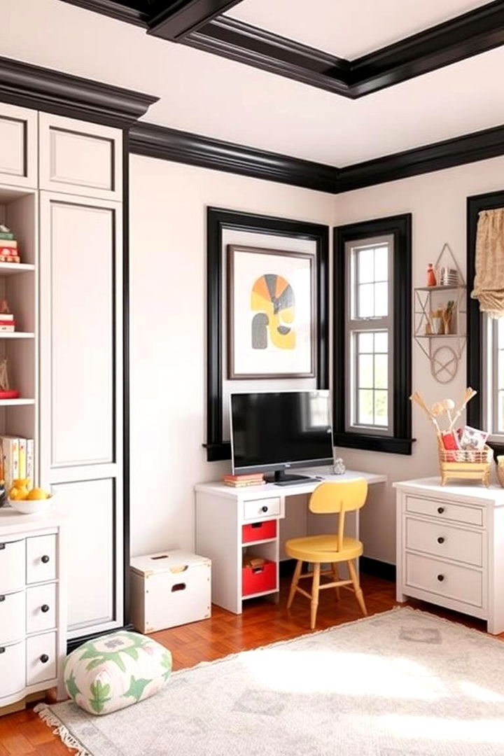 Child Friendly Design with a Twist - 22 Black Trim Interiors
